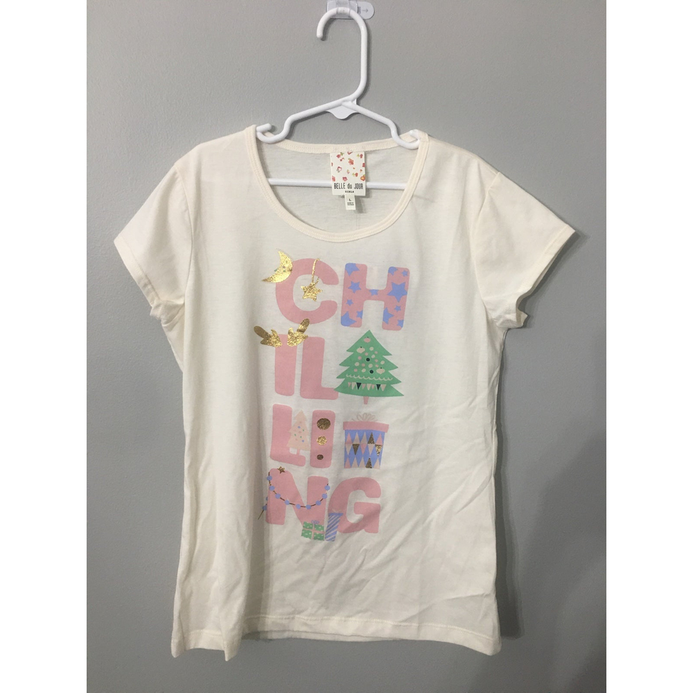 Belle du Jour Girls Christmas Shirt
